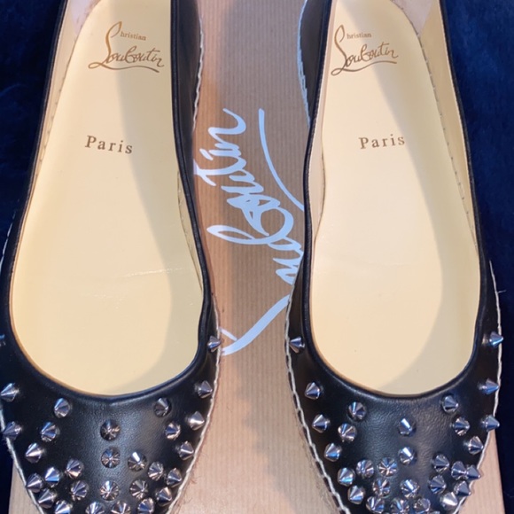 New Christian Louboutin studded Flats - Picture 2 of 4